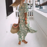 Robe imprimée à manches courtes✨