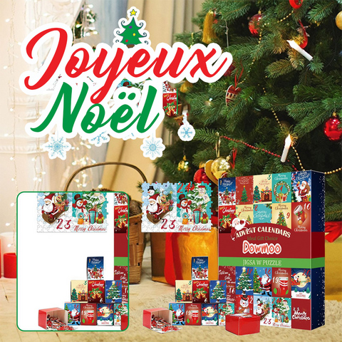 Calendrier de l'Avent de Noël Puzzle