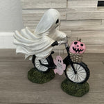 Mignon ornement de bicyclette fantôme