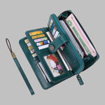 Portefeuille long anti-magnétique RFID