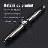 Stylo Fidget Spinner Avec Lumière LED