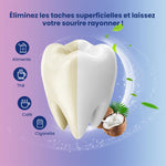 Bandes blanchissantes à la noix de coco et à la menthe