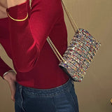 Sac de luxe léger en diamant