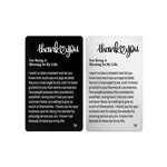" I LOVE YOU " Carte métal gravée pour portefeuille