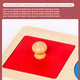 Jeu de Tri en Bois avec Formes Géométriques