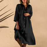 Robe simple, décontractée et ample