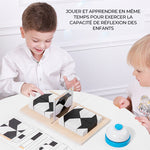 Casse-tête en bois à blocs cachés
