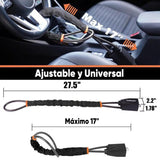 Bloqueo de Volante, Dispositivo Antirrobo Universal para Coche con 2 Llaves