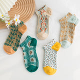 Chaussettes en coton gaufré vintage