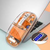 Souris sans fil Bluetooth transparente