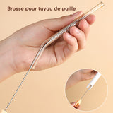 Brosse à Pot Rotative à Deux Têtes