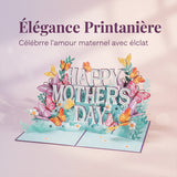 Carte pop-up 3D papillons pour la fête des mères