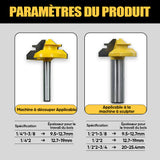 Fraise à Mortaiser à 45 degrés
