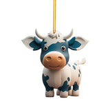 Ornement décoratif vache dessin animé