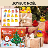 Boîte de Noël de canard jaune