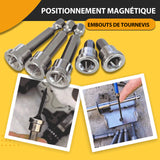 Embouts de Tournevis à Positionnement Magnétique(5pcs)