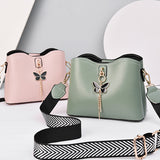Sac à bandoulière pour Femmes avec Pendentif Papillon