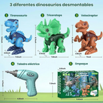 Juguete de construcción de dinosaurios para niños