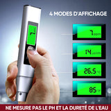 Nouveau Testeur d'eau numérique 4 en 1 Tds Meter