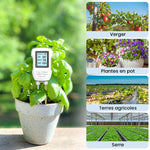 Humidimètre numérique 3 en 1 pour plantes avec PH/Humidité/Température