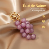 Porte-clés pendentif raisin