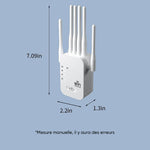 Amplificateur WiFi 6 antennes amélioré 1200 Mbps