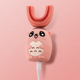 Brosse à dents électrique en forme de U pour enfants