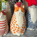 Vase pour chat à pois