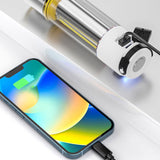 Lampe de poche rechargeable multifonctionnelle à longue distance