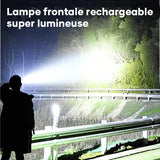 Lampe de poche super brillante montée sur la tête