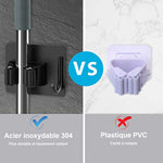 Support pour vadrouille en acier inoxydable