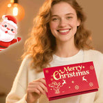Sobre Rojo de Navidad Plegable con 6 Compartimentos
