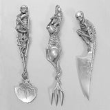 Vaisselle squelette pour Halloween