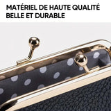 Portefeuille en cuir PU de grande capacité