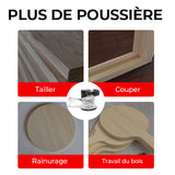 Dépoussiéreur pour machine à rogner