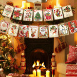 Cartes de Noël à l'Aquarelle Vintage