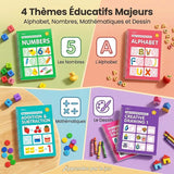 Cahier d'écriture à rainures réutilisable