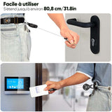 Porte-clés rétractable robuste
