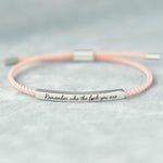 Bracelet Inspire tressé et ajustable