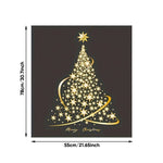 Autocollants pour fenêtres de sapin de Noël