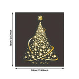 Autocollants pour fenêtres de sapin de Noël