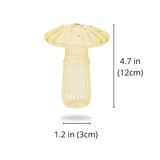 Vase à bourgeons champignon en verre fait main