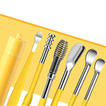 Ensemble de 6 cuillères à oreille en acier inoxydable