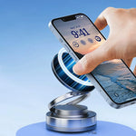 Porte-téléphone magnétique à vide ajustable 360°