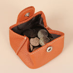 Mini porte-monnaie de couleur unie