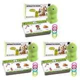 Kit de cartes éducatives sur les dinosaures avec lecteur de points
