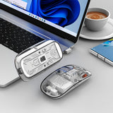 Souris sans fil Bluetooth transparente