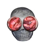 Jouet balle anti-stress crâne de vers