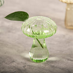 Vase à bourgeons champignon en verre fait main