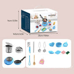 Jeu de Cuisine Miniature Réel pour Enfants - Ensemble de 22 Pièces